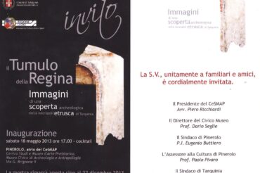 Il tumulo della Regina, arte etrusca in mostra a Pinerolo